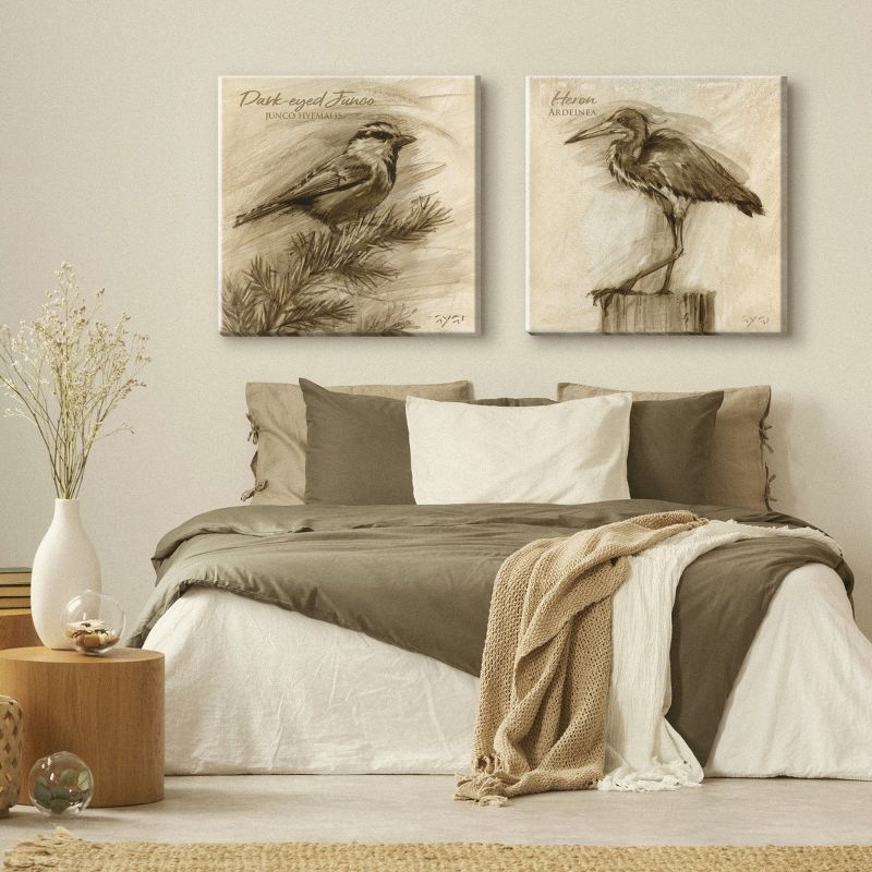 Sullivans Darren Gygi Heron Giclee Wall Art, Gallery Wrapped, Handcrafted in USA, Wall Art, Wall Decor, Home Décor, Handed Painted, 3 of 5