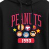 Women's - Peanuts -  Cropped Graphic Hoodie - image 2 of 4