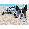 Parisian Pet 'Palm Leaves Dress' Dog & Cat T-Shirt – Comfortable Stylish Summer Dog Dress – Green, White - 4 of 4