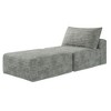 Convertible Sleeper Chair with Pillow,Back Support, Comfy Floor Sofa Lounge for Living Room Bedroom, Single sofa,Grey - image 3 of 4