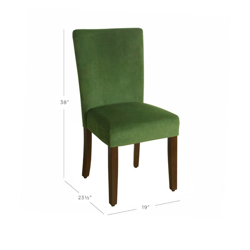 Set of 2 Parsons Velvet Dining Chair - HomePop, 2 of 7