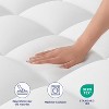 Itopfox Full Mattress Topper for Back Pain, Extra Thick Plush Soft Pillowtop with Elastic Deep Pocket, Overfilled Down Alternative Filling - 3 of 4