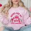 Simply Sage Market Women's Graphic Sweatshirt Books Are My Love Language Heart - 2 of 4
