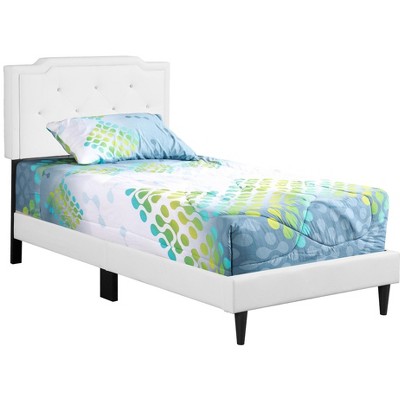 Passion Furniture Deb Jewel and Tufted Twin Panel Bed