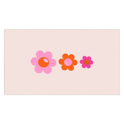 Daily Regina Designs Les Fleurs 01 Abstract Retro Tablecloth - Deny Designs