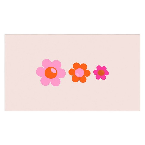 Daily Regina Designs Les Fleurs 01 Abstract Retro Tablecloth - Deny Designs - image 1 of 3