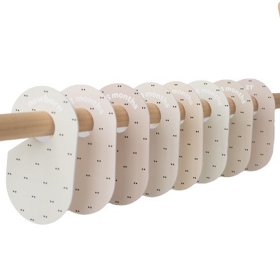 3 Sprouts Baby Closet Dividers (newborn to 24 months) - Double Dot Neutral