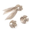 Unique Bargains Silver Wire Bow Scrunchies 1 Pc - 3 of 4