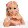 Barbie Tie-Dye Deluxe Styling Head Blonde Hair with Pink Highlights - image 3 of 4