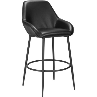 Zuo Vila Barstool (Set of 2) Black