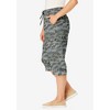Woman Within Plus Size Petite Convertible Length Cargo Capri/Bermuda - 4 of 4