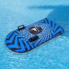Pool Central 38" Inflatable Black and Blue Ride-On Pool Float or Snow Tube - 2 of 4