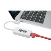 Tripp Lite USB 3.1 Right Angle USB-C to Gigabit Adapter Converter U43606NGBWRA - 2 of 4