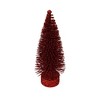 Vickerman Glitter Oval Pine Artificial Christmas Tree Set of 3 - 2 of 3