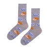 Crazy Socks, Philadelphia Bagels & Cream Cheese, Funny Novelty Socks, Large - 4 of 4