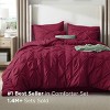 Bedsure Comforter Set – Solid Diamond Pintuck Design Bedding, Elegant and Soft Bed in a Bag for All Seasons - 2 of 4