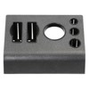 Saloniture Tabletop Hair Iron and Blow Dryer Holder - Salon Appliance Stand, Black - 2 of 3