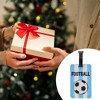 Unique Bargains Football Pattern Luggage Tag 1 Pc - 4 of 4