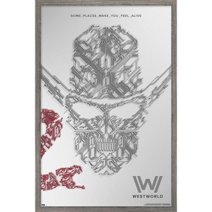 Trends International Westworld - White Framed Wall Poster Prints - 1 of 4