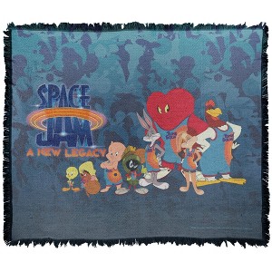 Space Jam: A New Legacy Toon Squad Blanket 50"x60" Woven Tapestry - 1 of 4