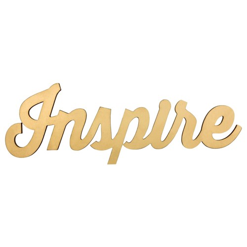 8" x 23" Inspire Wood Wall Sign - Stratton Home Décor