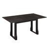 VYNXARIA Modern 6-Piece 82.7in Extendable Dining Table Set with 4 Wicker Back Upholstered Dining Chairs and Long Bench - 3 of 4