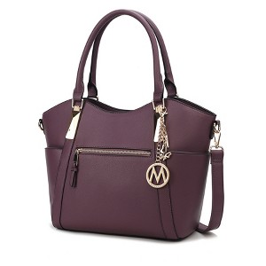 MKF Collection Janise Solid Vegan Leather Tote Bag Purse by Mia K - 1 of 4