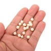 Unique Bargains Plastic Bulk Elegant DIY Crafts Jewelry Making Pearl Pendant 100 Pcs - 3 of 4