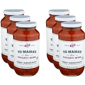 Yo Mamas Tomato Sauce Divine Chianti Wine - Case of 6 - 25 OZ - 1 of 4