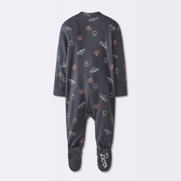 Pijama de Bebé Fantasma con Gorro - Cloud Island™ Gris Carbón 2
