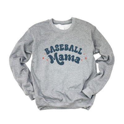 Simply Sage Market Women's Graphic Sweatshirt Baseball Mama Stars