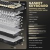 MaseiKar B75 Mechanical Keyboard,75% Layout with Knob,Hot Swappable RGB Backlit Gasket Mounted, Double-Shot PBT Keycaps(Black, Milk V2 Linear Switch) - 3 of 4