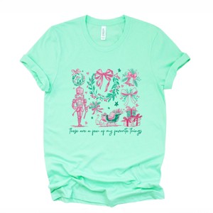 These Are A Few Of My Favorite Things Coquette - Women's Short Sleeve Graphic T-Shirt - 1 of 4