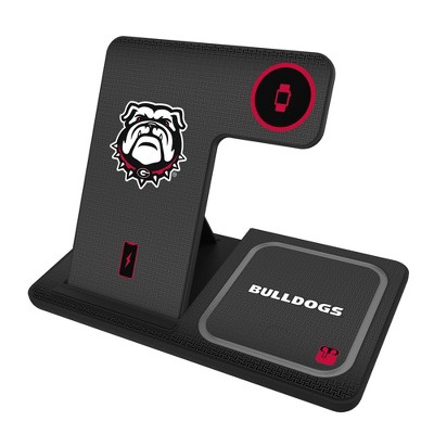 Keyscaper University of Georgia Bulldogs Uga Linen 15-Watt 3 in 1 Charging Station