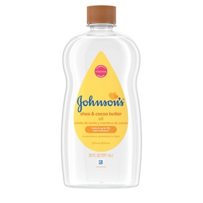 Johnson's Baby Oil with Shea & Cocoa Butter - 20oz