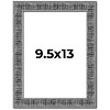PosterPalooza | Photo Size Distressed Black Picture Frame - UV Acrylic, Foam Board Backing, Hanging Hardware - 2 of 4