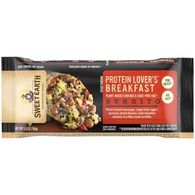 Sweet Earth Protein Lovers Frozen Breakfast Burrito - 5.5oz