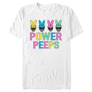 Men's Power Rangers Easter Power Peeps T-Shirt - 1 of 4