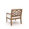New Classic Furniture, Savannah Wood Patio Club Chair in Natural/White (Set of 2) - 2 of 4