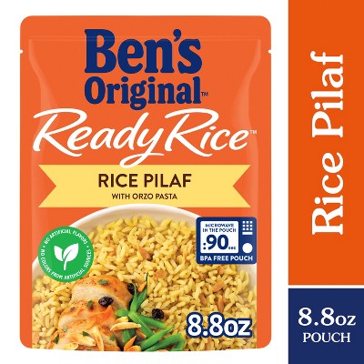 Ben's Original Ready Rice Rice Pilaf Microwavable Pouch - 8.8oz : Target