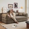Whisen 78.8" Boneless Modular Sectional Sofa, Convertible Floor Sofa Bed, Compression Sofa with Pillow Back Support Armrest - 2 of 4