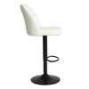Resenkos Counter Bar Stools, Counter Stool,Swivel Bar Stools Set of 2,Modern Armless Barstool Chairs with Backs for Kitchen Island,White - 4 of 4
