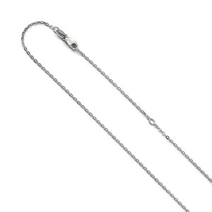 Black Bow Jewelry Sterling Silver 1mm Adjustable Cable Chain, 16 to 18 Inches - 1 of 4
