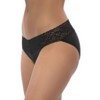 Felina Women's Stretchy Lace Trimmed Bikini Underwear - Sexy