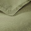 Fleur De Lis Medallion Cotton Matelasse Decorative Bedspread and Pillow Sham Set by Blue Nile Mills - 3 of 4