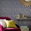 Tropical Aegean Blue Leaves Tropical Paste the Wall Wallpaper - 2 of 4