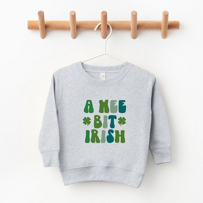 The Juniper Shop A Wee Bit Irish Toddler Graphic Sweatshirt