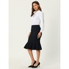 Hobemty Women's Office Fishtail Stretchy High Waist Bodycon Pencil Skirts - 3 of 4