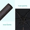 Sonkuki 7.5 ft Outdoor Patio Market Umbrella w/ Crank, Push Button Tilt,  UV-Resistant Canopy - 4 of 4