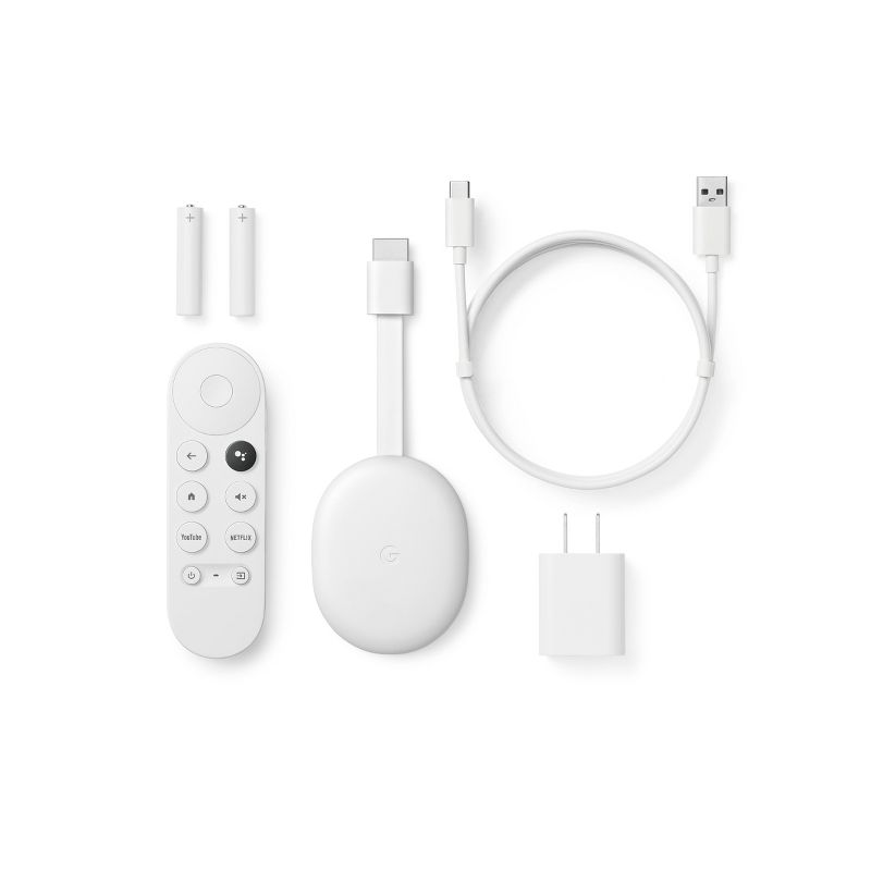 Google Chromecast with Google TV (4K) (2020) - Snow, 6 of 9